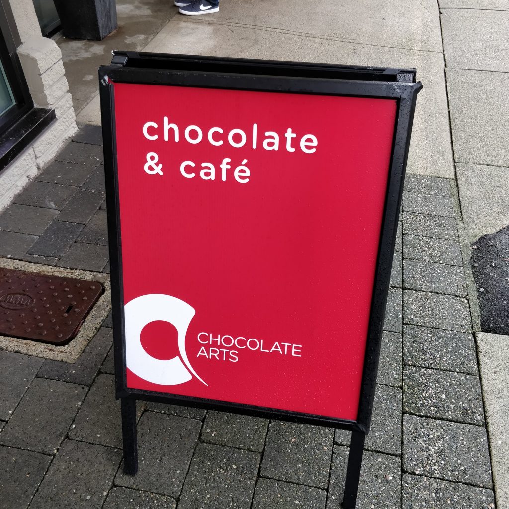 Chocolate Arts Sign